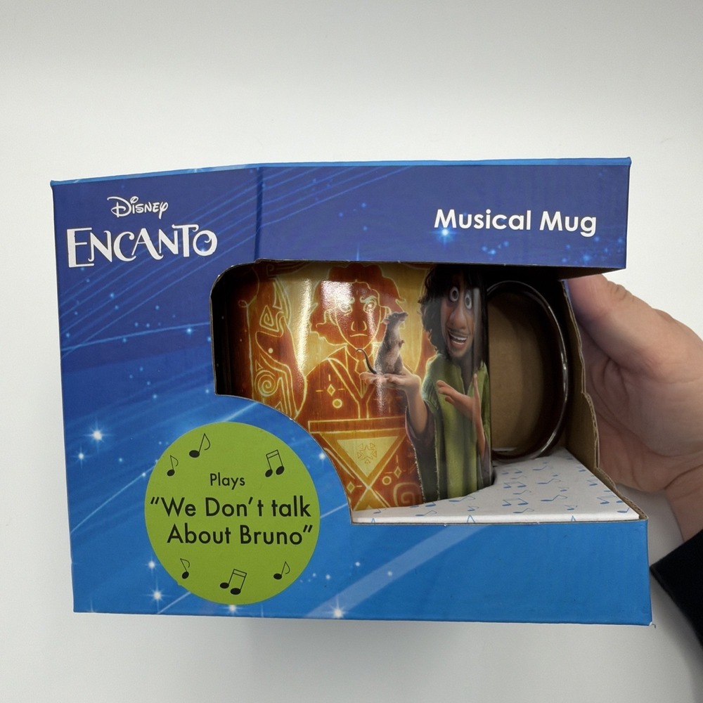 Disney Encanto Musical Mug "Bruno" New In Box. "We Don't Talk About Bruno "